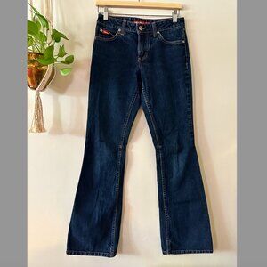 Dish Y2K low rise split flare jeans - sz 27